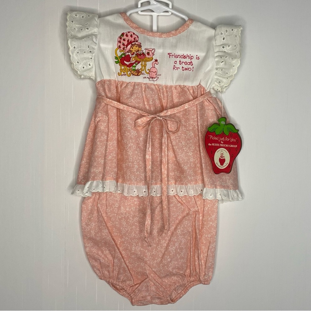 Strawberry Shortcake And Custard Outfit 1980 AMERICAN GREETINGS CORP Union 6M - Picture 2 of 16
